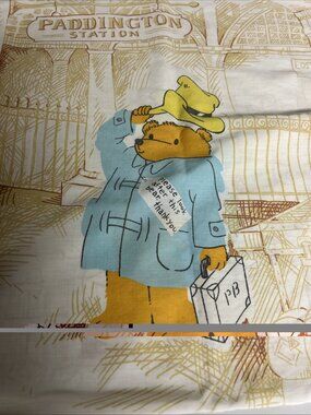 Vintage Paddington Bear Pillowcase Dan River Percale